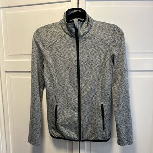 Lou & Grey Full Zip Athletic Jacket Size Women’s XS Color Heathered Gray